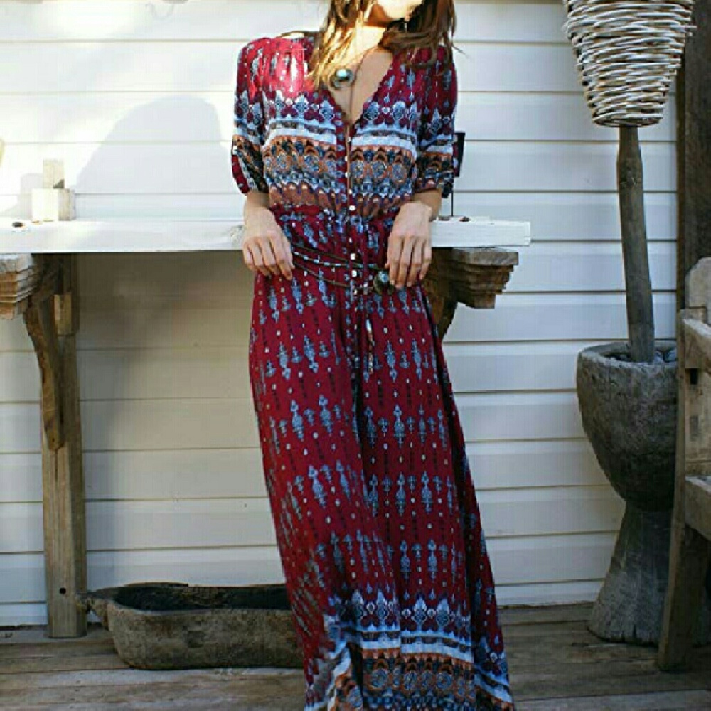Boho Maxi Dress - Picture 2 of 8
